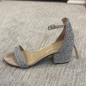 Elegant Rhinestone Embellished Heels